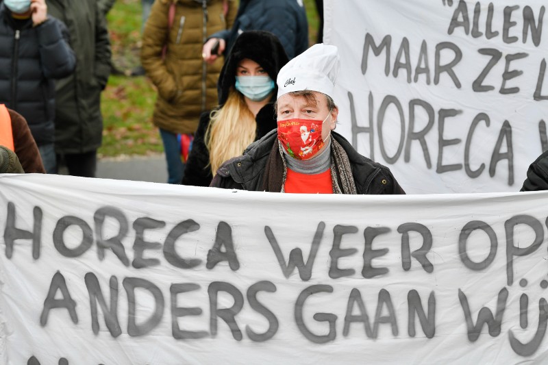 Frituurwereld - protest horeca alliantie