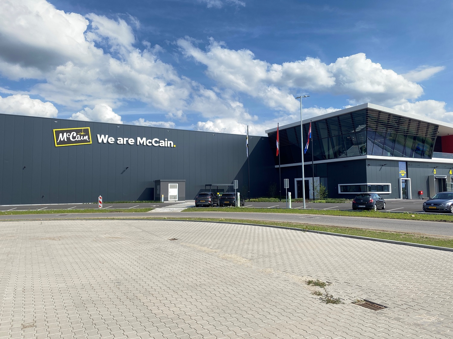 McCain: fabriek voor groentesnacks in Rilland