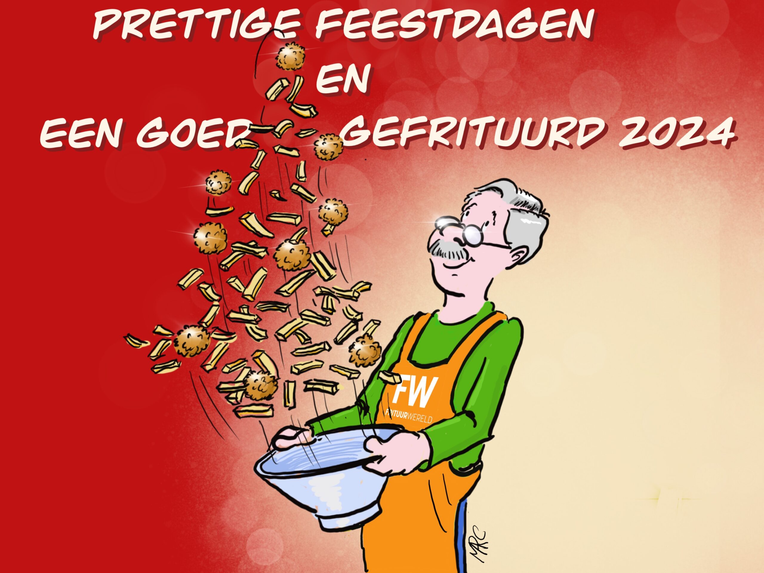 Prettige feestdagen en een goed gefrituurd 2024 toegewenst Frituurwereld